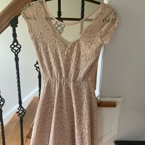 Womens pink skirter dress